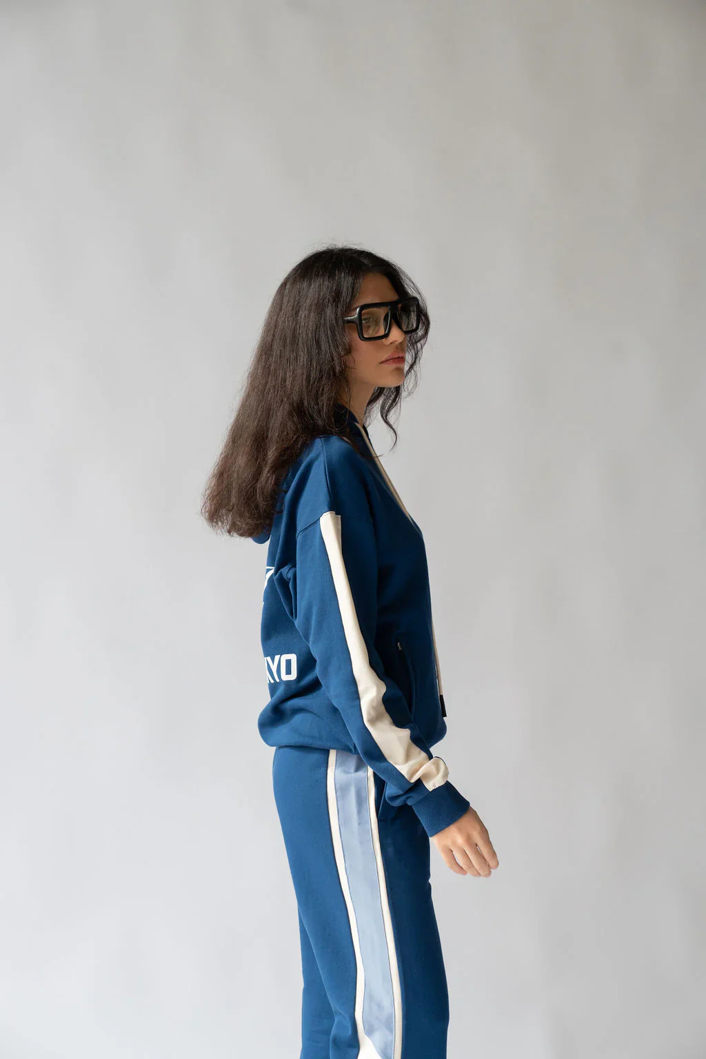 ARAMINTA JAMES - 1984 HOODIE (MIDNIGHT BLUE) - Image 6