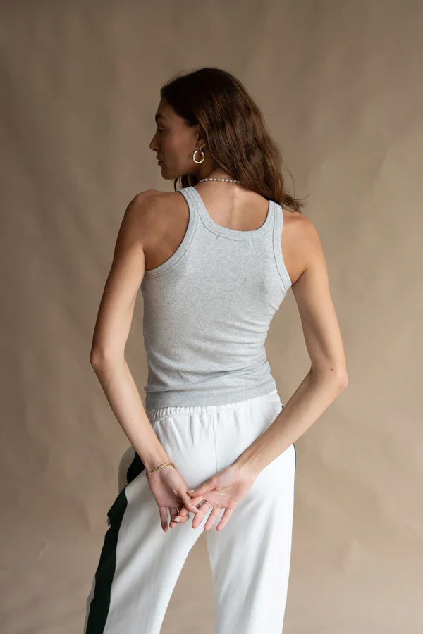ARAMINTA JAMES - MONOGRAM TANK (GREY MARLE) - Image 3