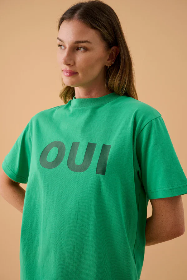 ARAMINTA JAMES - PARISIENNE TEE (TROPICAL GREEN) - Image 3