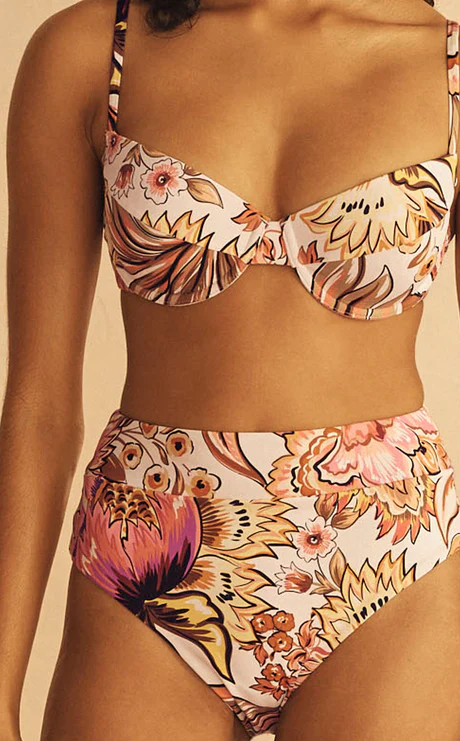 AUR OCEA - BALCONETTE BIKINI TOP (BEL FIORE TRELLIS) - Image 6