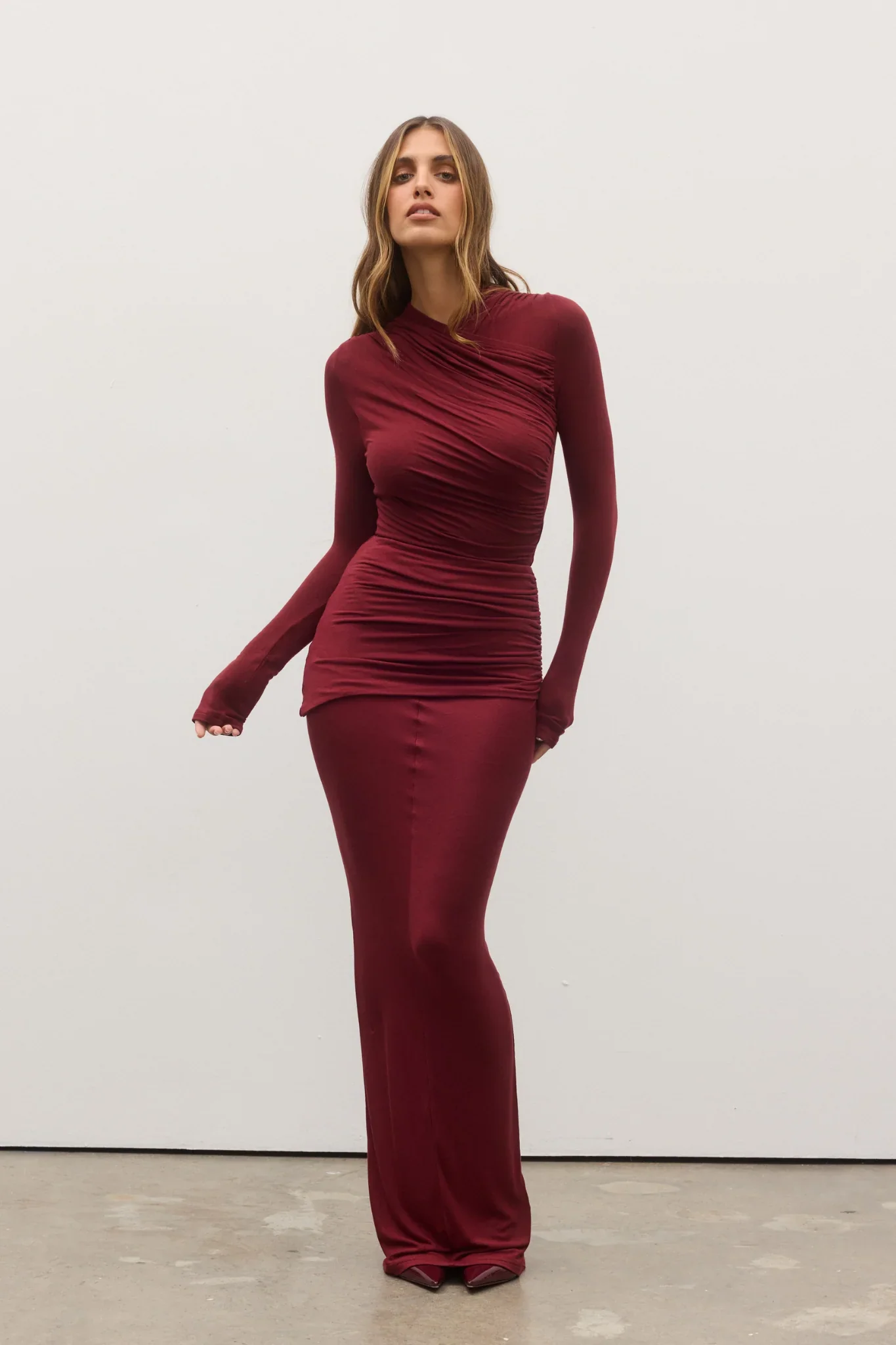 BAYSE BRAND - AMRITA BODYSUIT (WINE) - Image 3