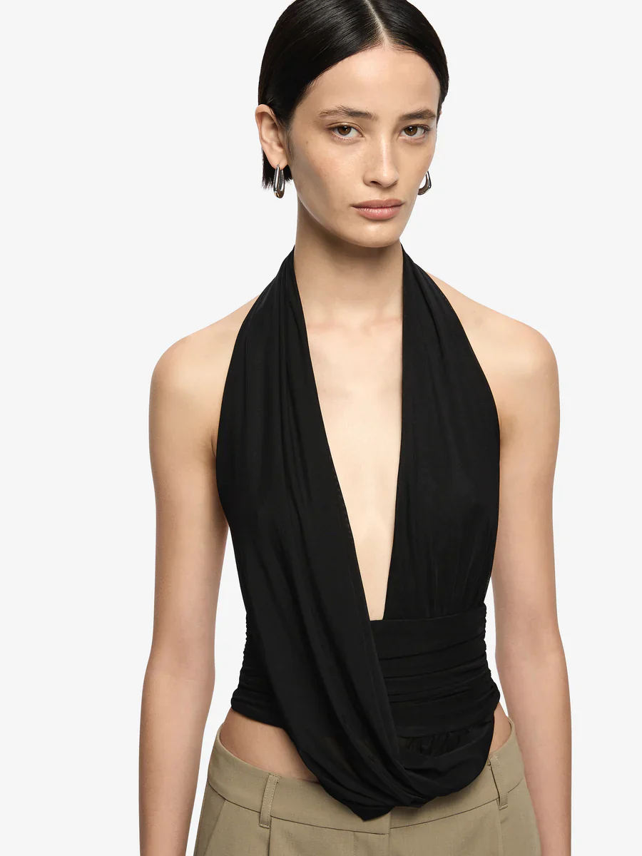 BEC + BRIDGE - IRIS HALTER TOP (BLACK) - Image 3