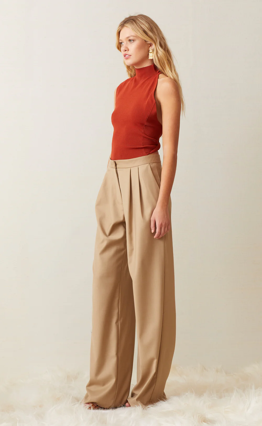 BEC & BRIDGE - Twist Knit Top (Rust) - Image 4