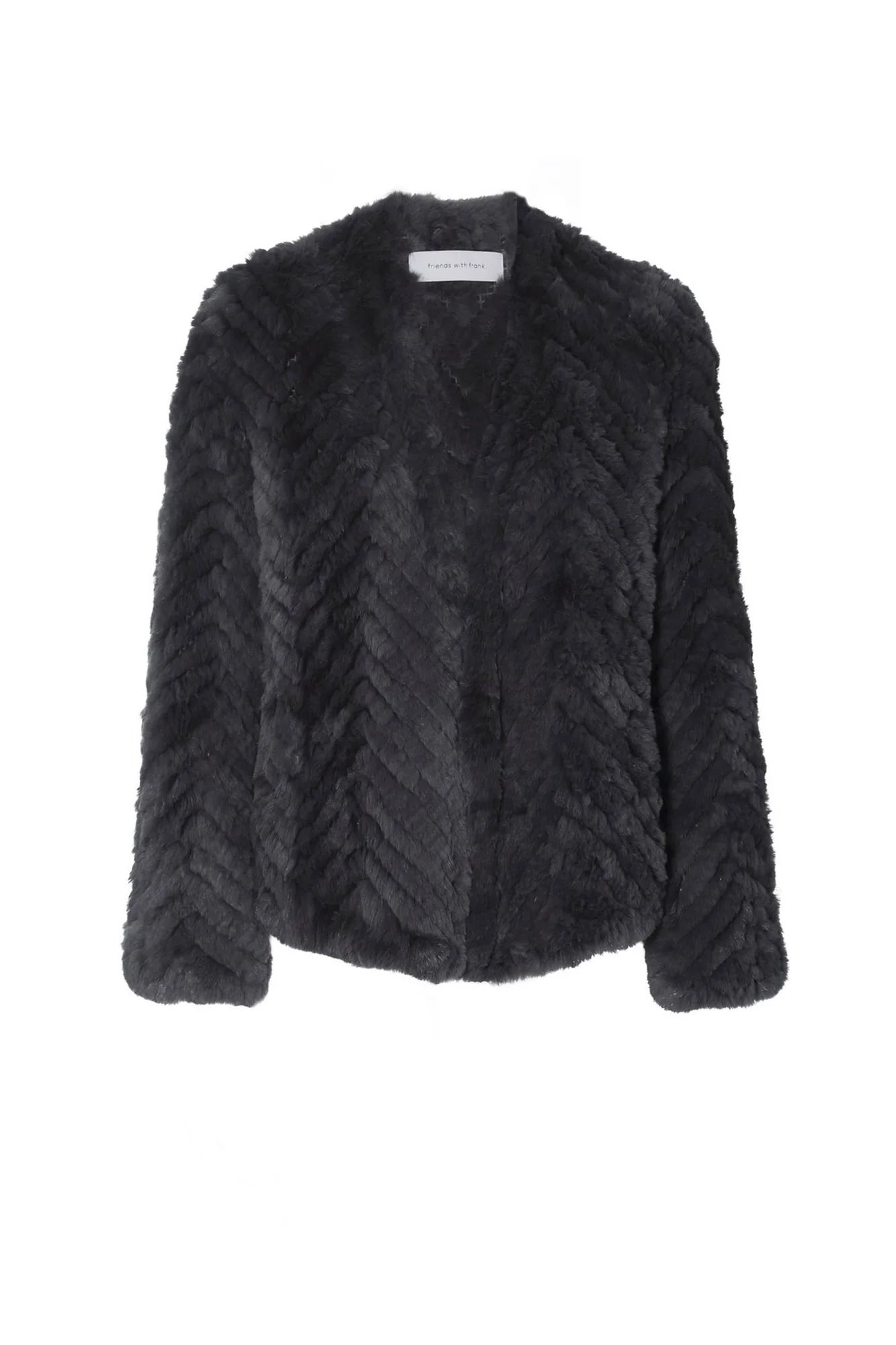 Friends with Frank - The Zigzag Frank Jacket - Slate Grey - Image 4