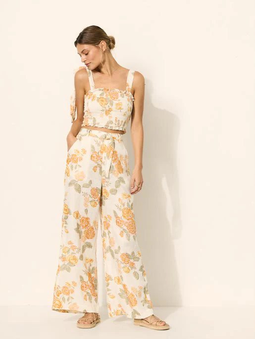 KIVARI - Blake Shirred Crop Top - Image 3