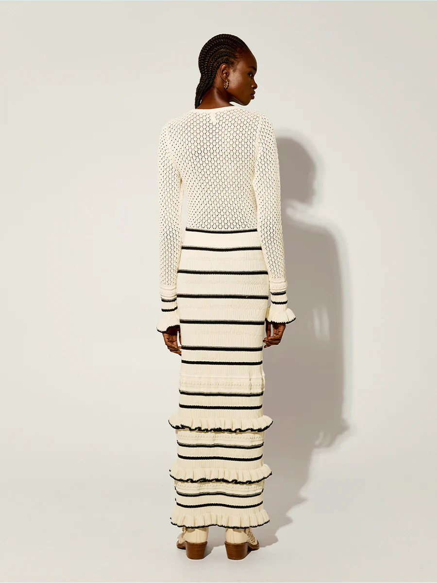 KIVARI - RAFAELA KNIT DRESS (CREAM) - Image 4
