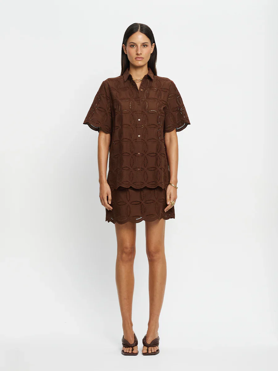 KIVARI - RIO SHIRT (MOCHA) - Image 3