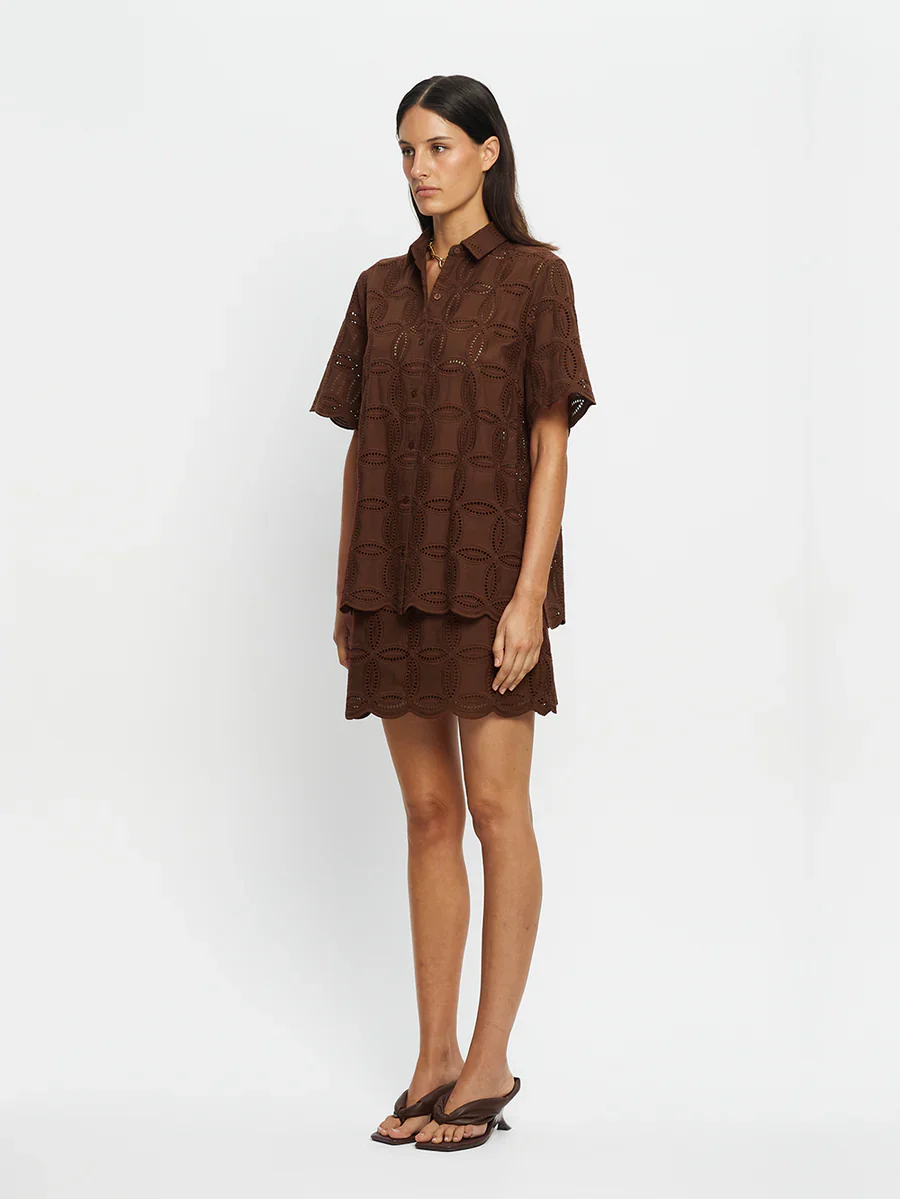 KIVARI - RIO SHIRT (MOCHA) - Image 4