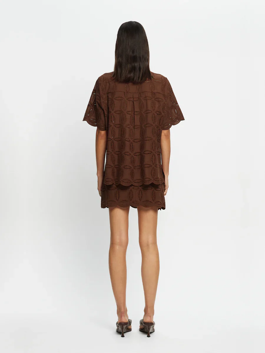 KIVARI - RIO SHIRT (MOCHA) - Image 5