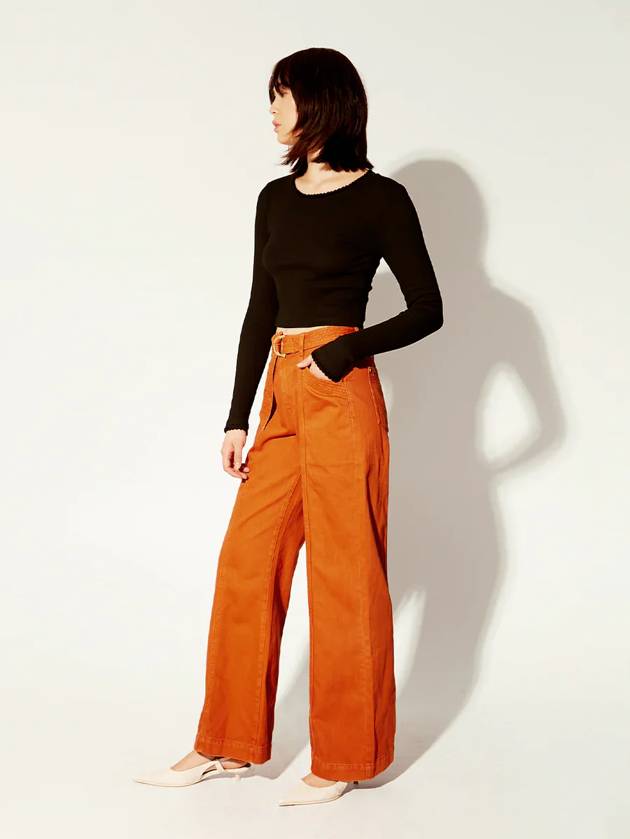 KIVARI - TALLULAH CROP TOP (BLACK) - Image 4