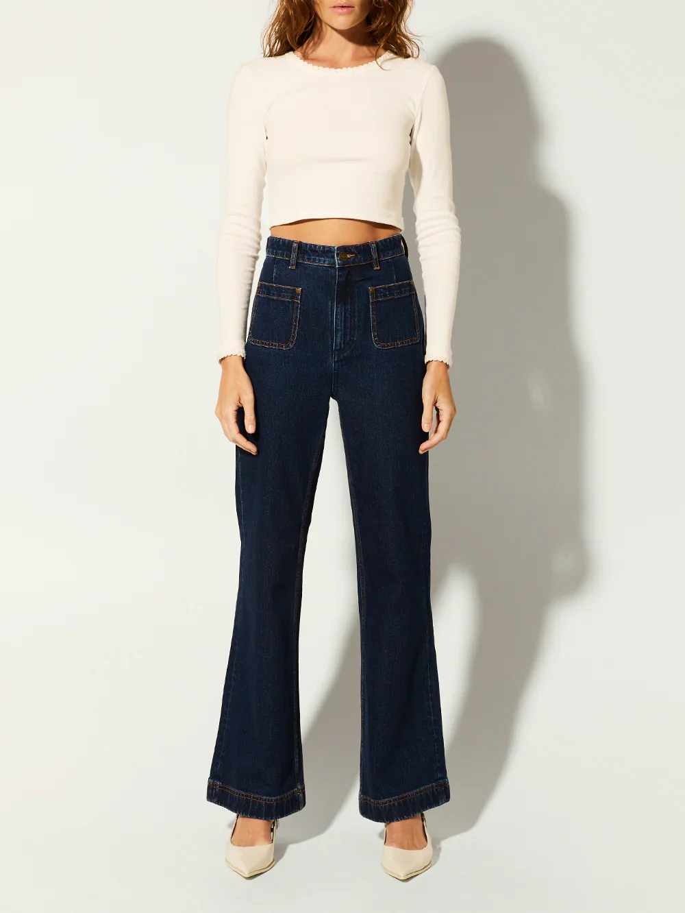 KIVARI - TALLULAH CROP TOP (IVORY) - Image 5