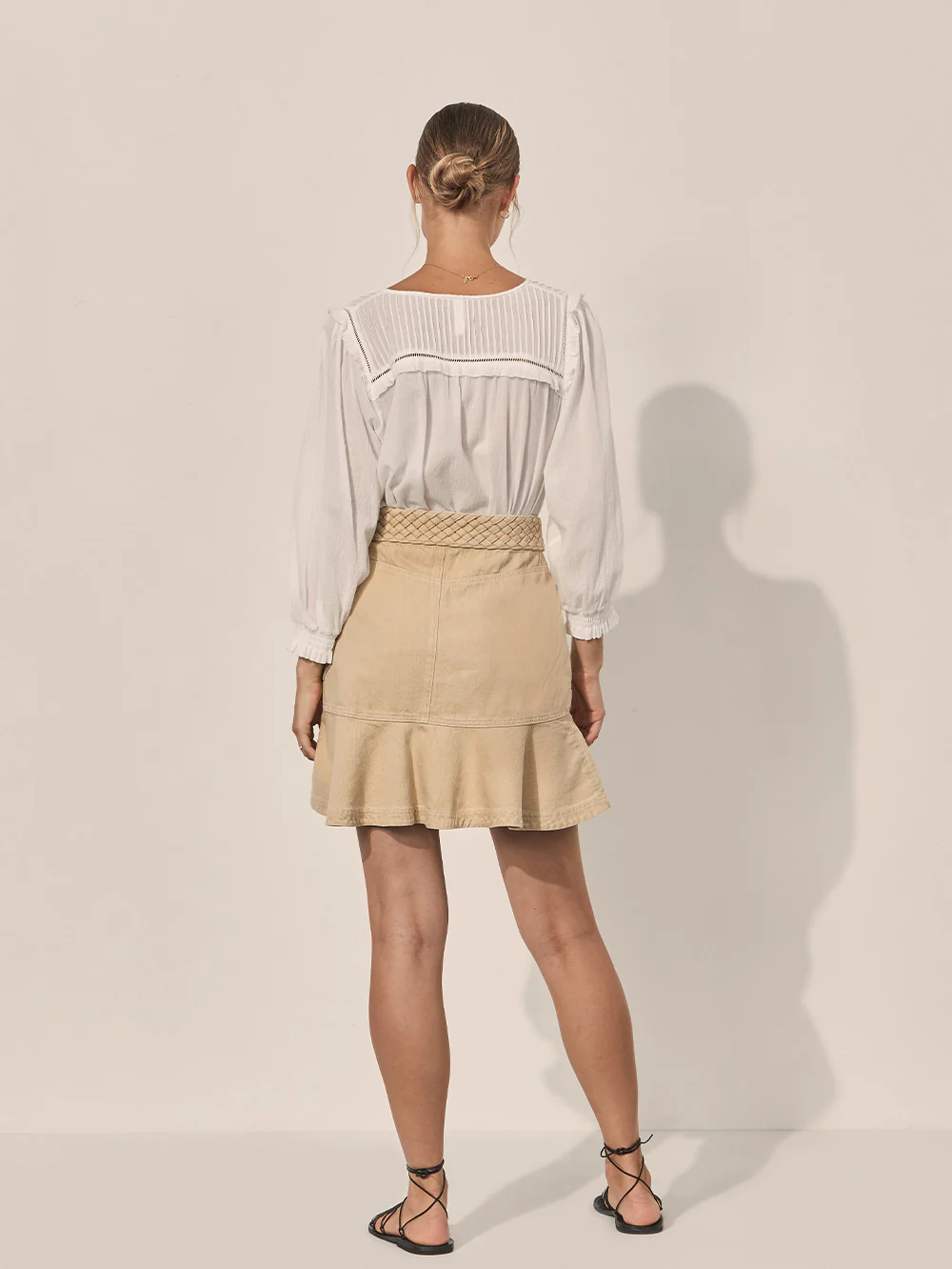 KIVARI - Theo Mini Skirt (Bone) - Image 4