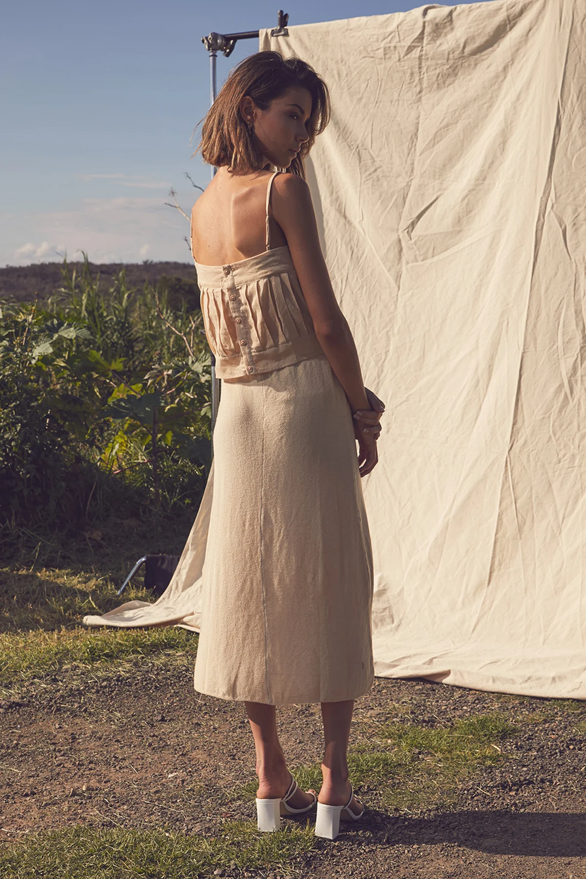 LUNE RESORT - Sturt Camisole (Hessian Beige) - Image 3