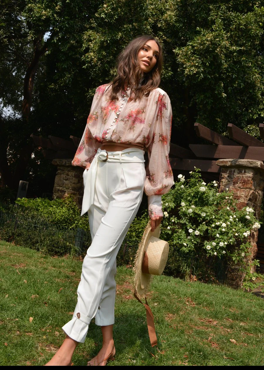MACKENZIE MODE - Shooting Stars Pants (Winter White) - Image 4