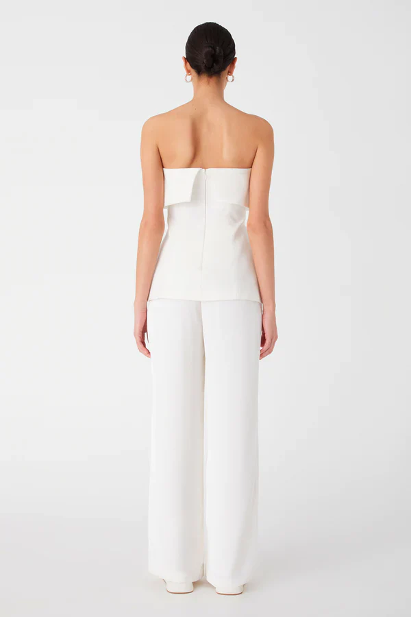 MISHA - AMAR STRAPLESS TOP (IVORY) - Image 3