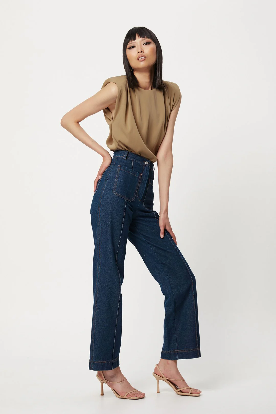 MOSSMAN - The All Night Long Top (Camel) - Image 4
