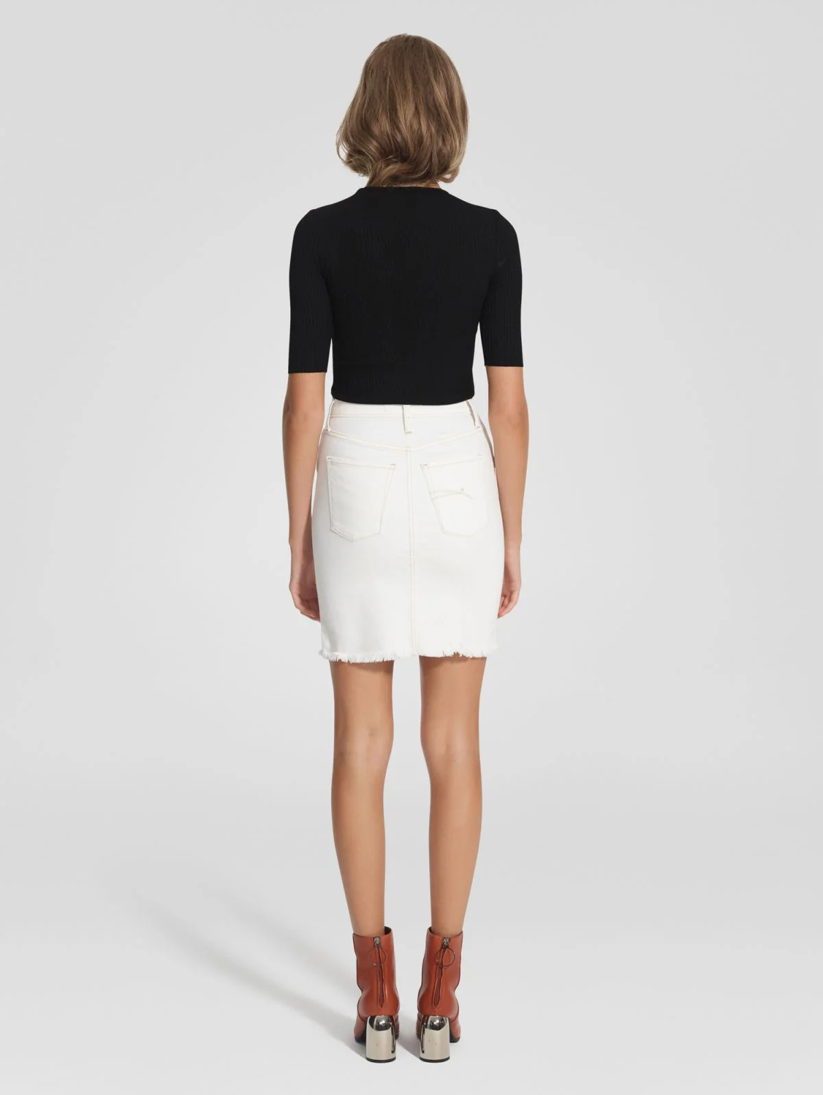 Nobody Denim- SIREN SKIRT COMFORT NATURAL - Image 5