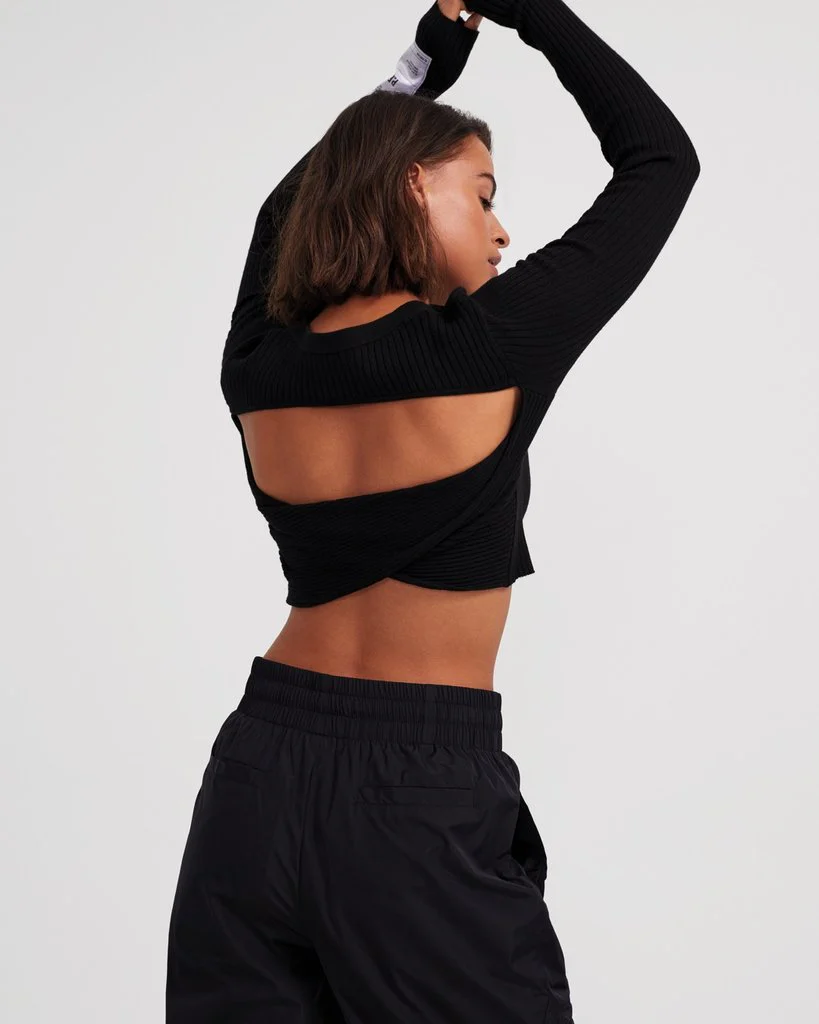 PE NATION - BOX OUT LS KNIT TOP - Image 3