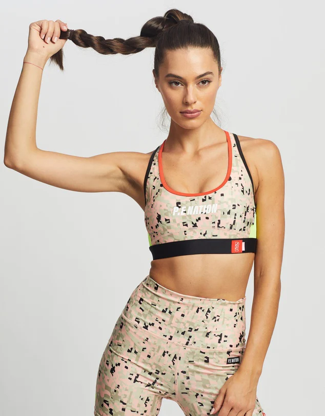 PE NATION - Combat Sports Bra (Print) - Image 3