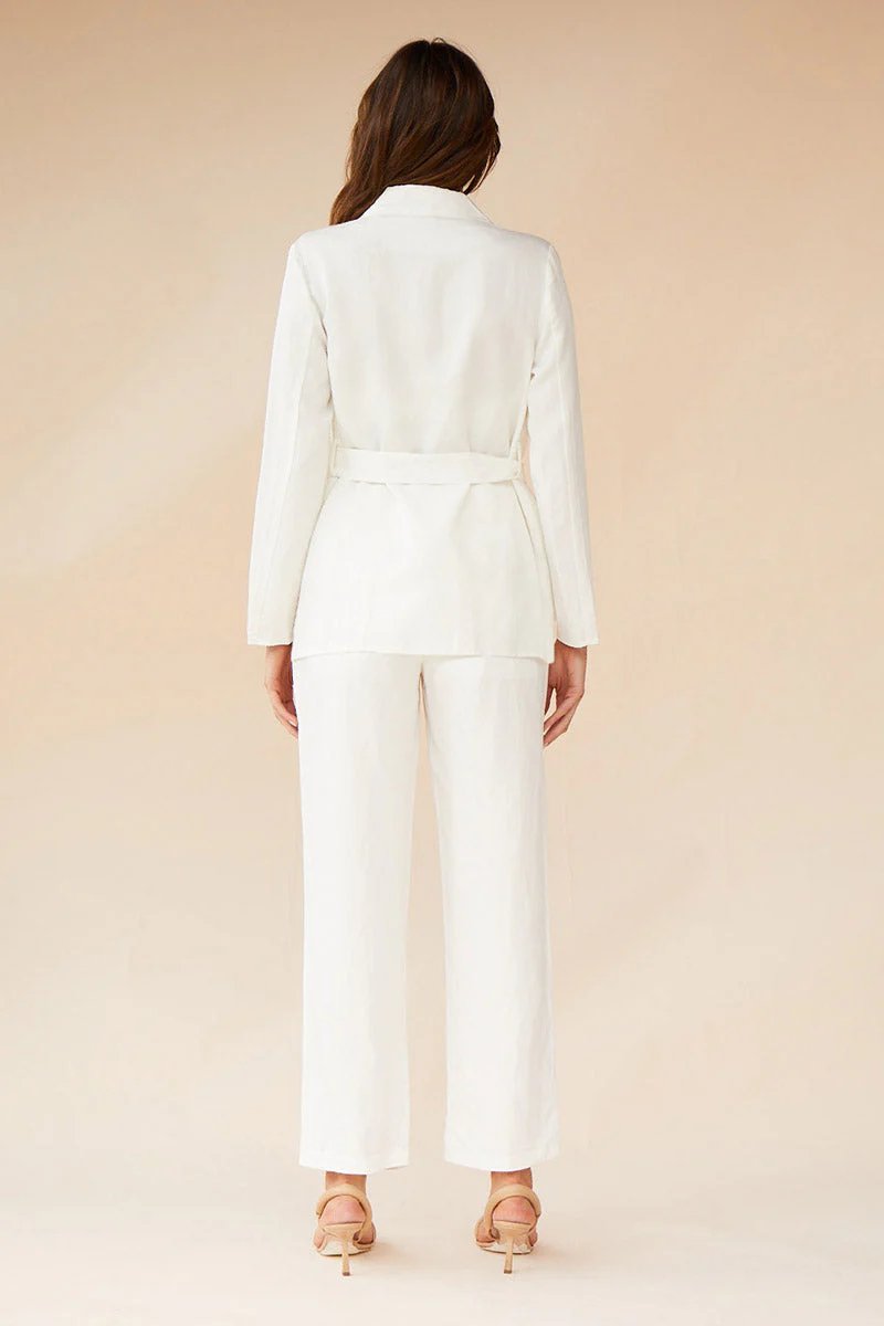 SUBOO - Marlo Drapey Blazer (Ivory) - Image 4