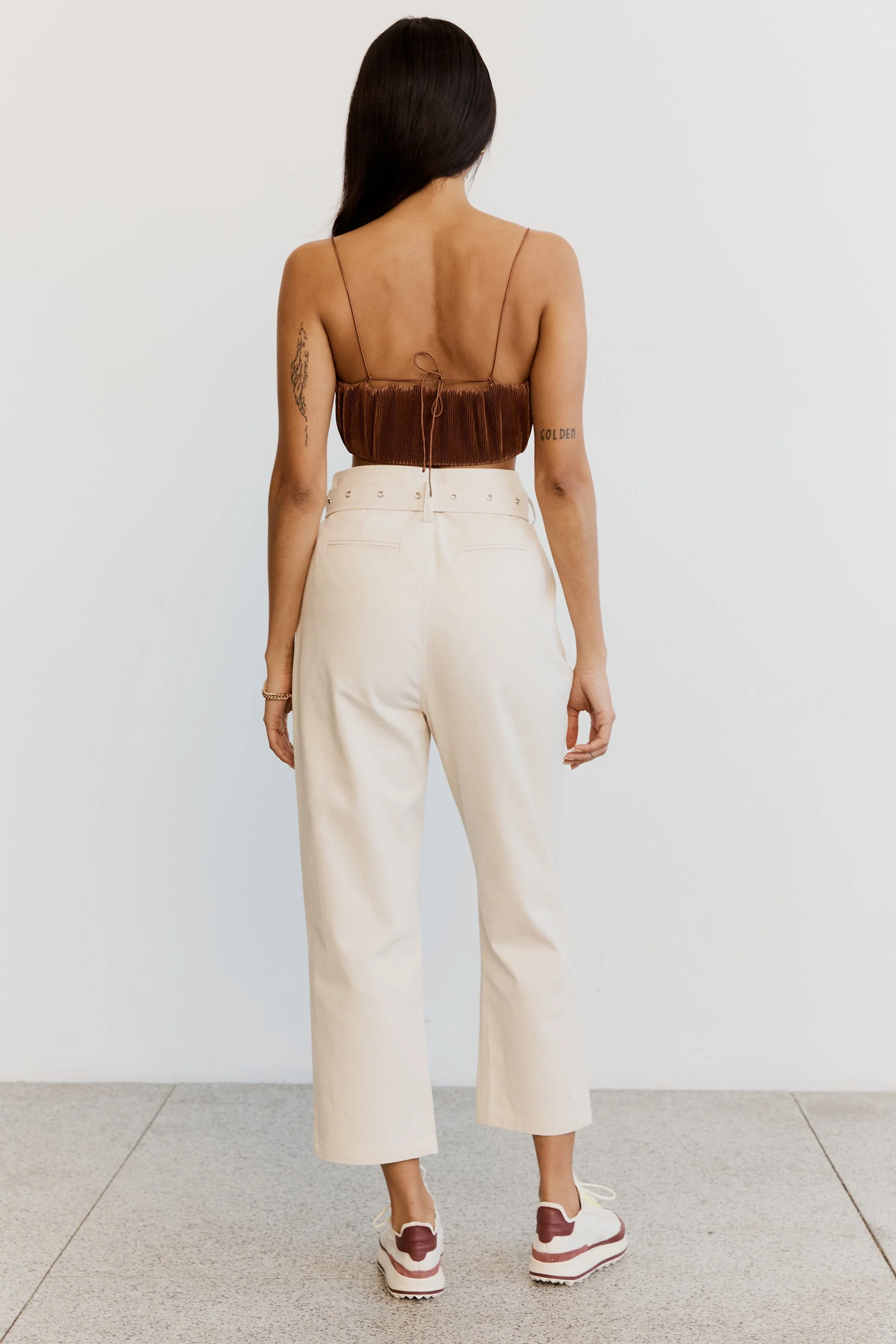 THIRD FORM - Buckle Up Trouser (Natural) FINAL SALE - Image 4