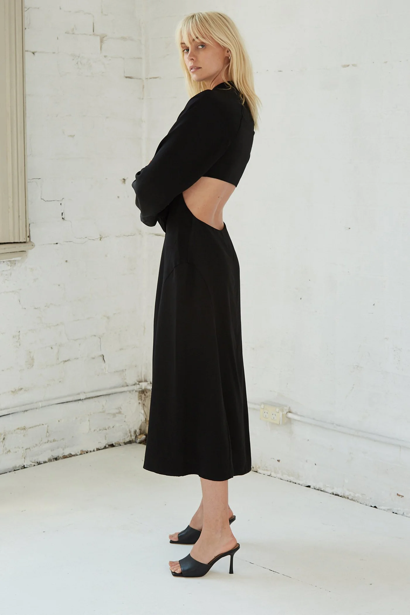 Third Form - Linger On Maxi Dress (Black) FINAL SALE - Image 4