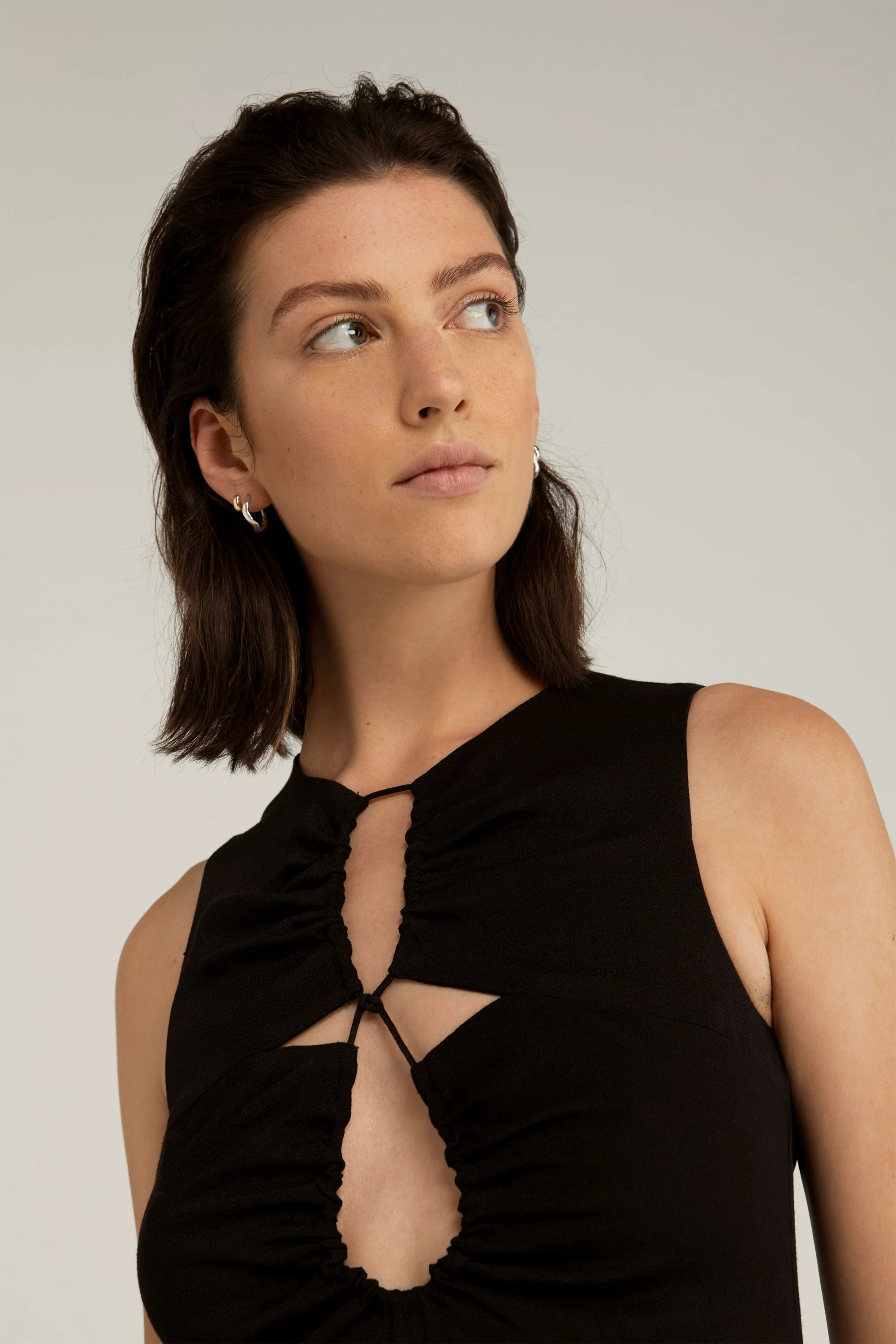 THIRD FORM - Ring-Out Maxi Tank Dress (Black) - Image 3