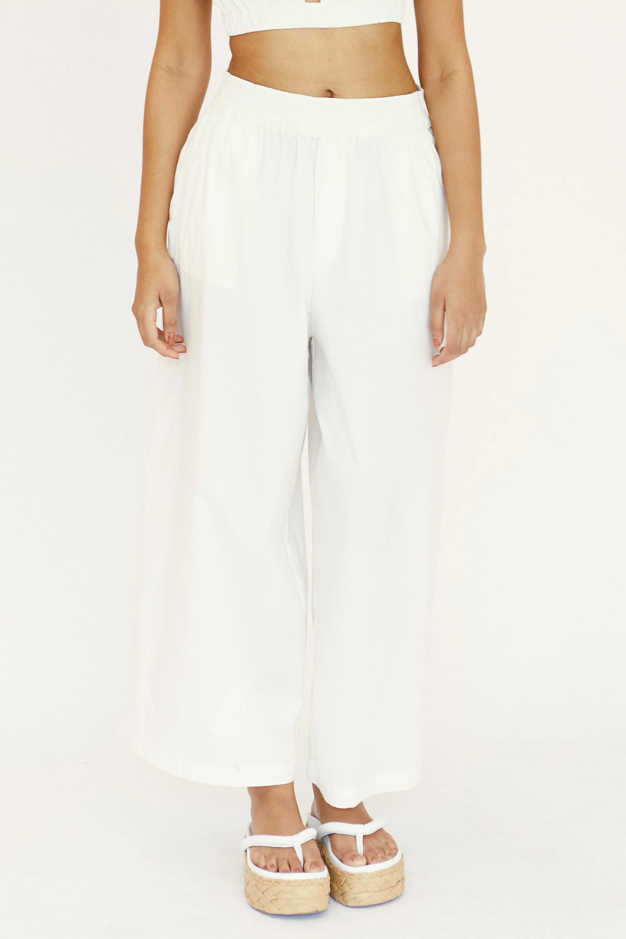 THIRD FORM - Wonderer Relaxed Trouser (White) - Image 4
