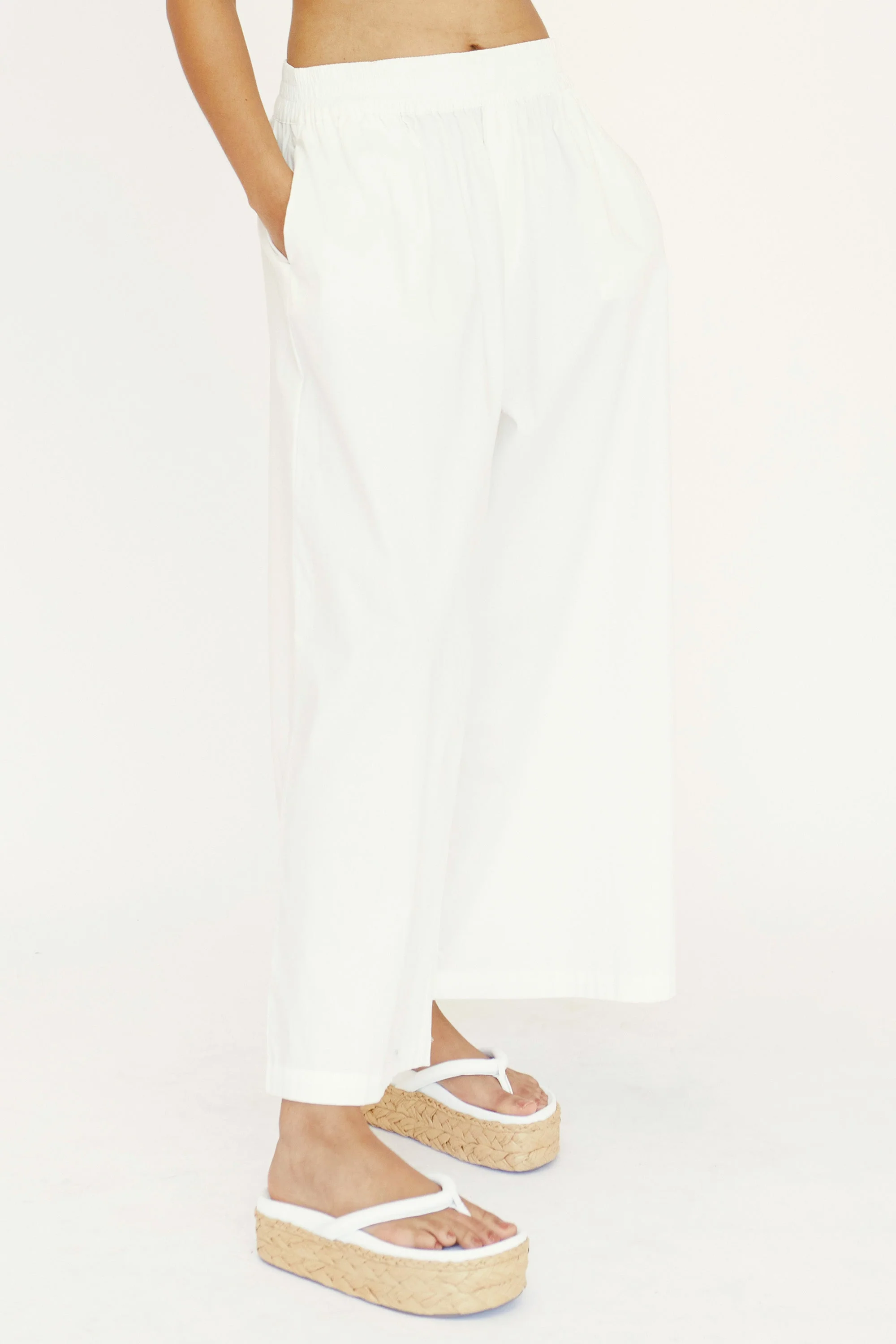 THIRD FORM - Wonderer Relaxed Trouser (White) - Image 6